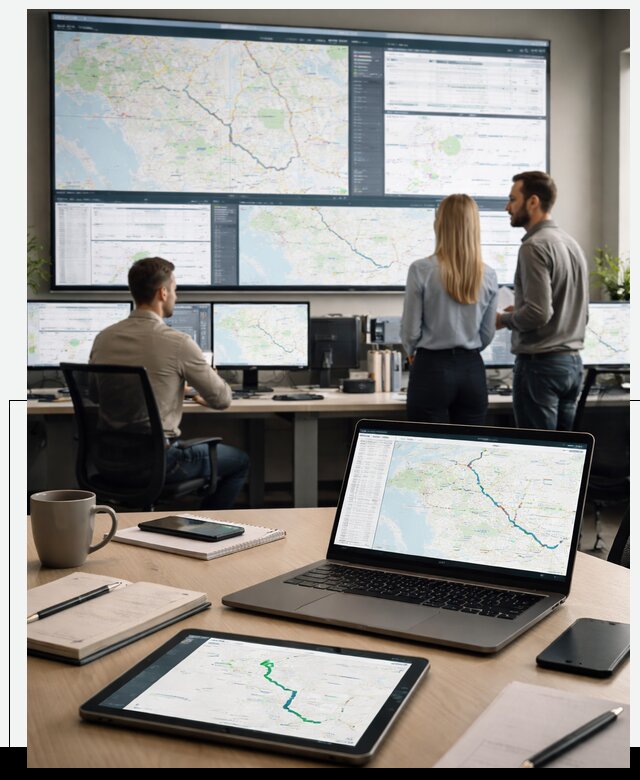 Трекинг грузов и Fleet Management, мониторинг автопарка в Миассе